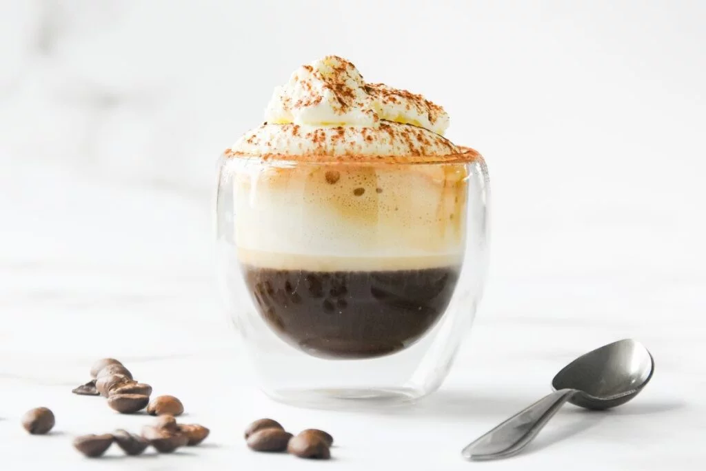 granos para un café con panna