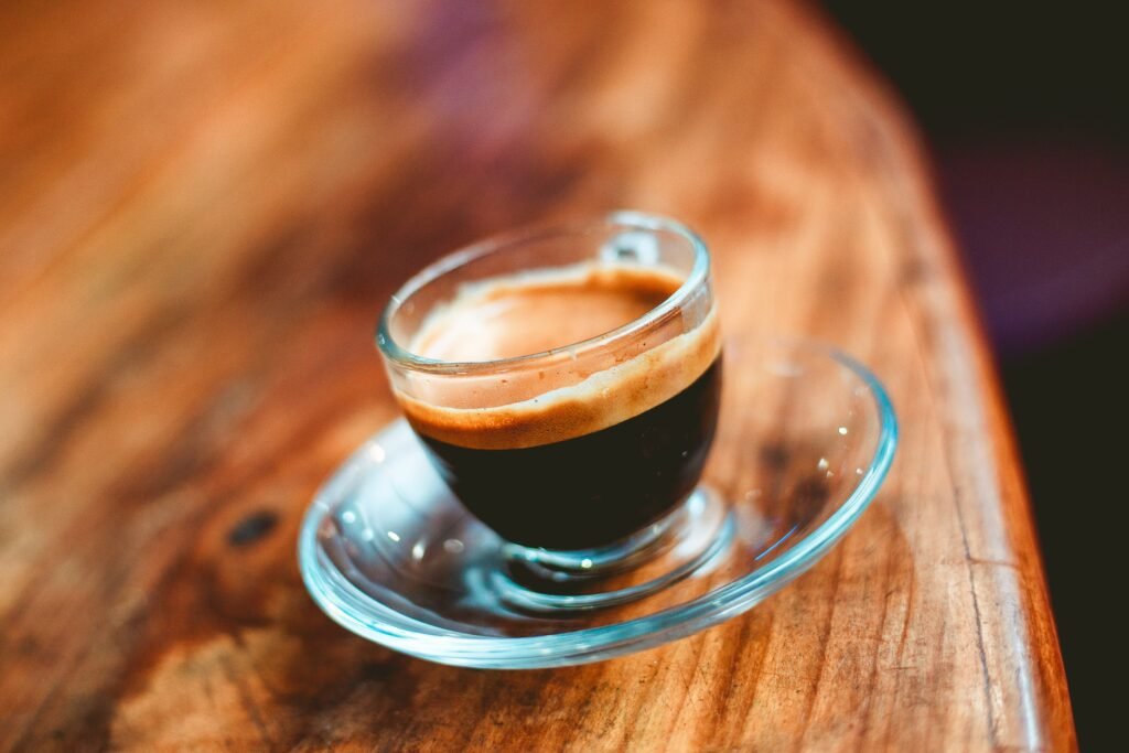 un rico espresso ristretto para disfrutar